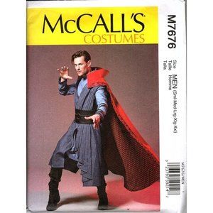 McCalls M7676 Mens Costume Assassin Cosplay Size S - XXL Uncut Sewing Pattern